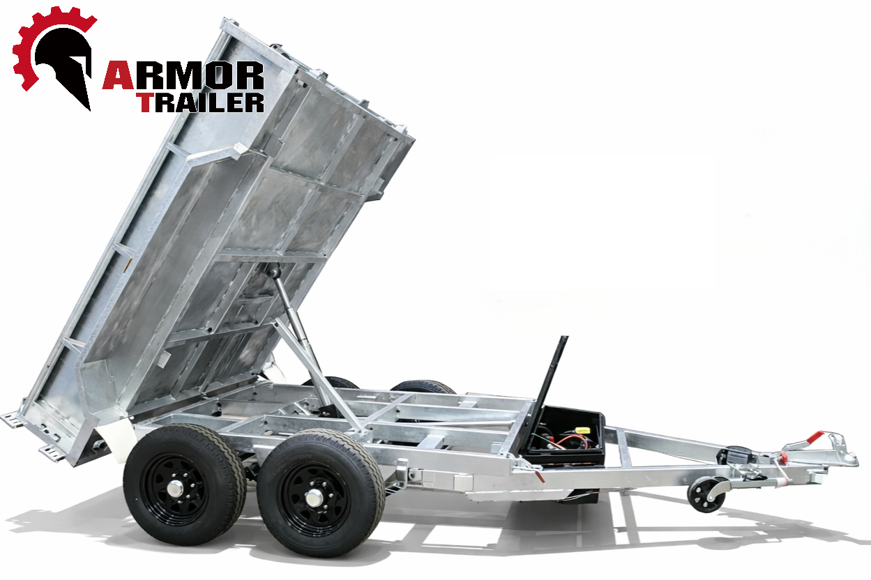 10x5 Galvanised Heavy Duty Tandem With Elec Brake Hydraulic Tipper Trailer ATM3500KG(Model : TH105)